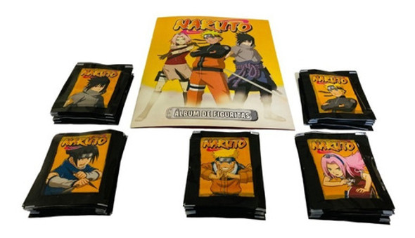 Album Naruto 2021: Pack Album + 100 Sobres De Figuritas 1