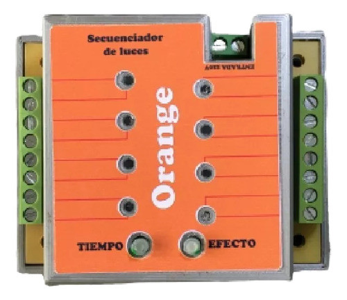 Secuenciador Luces Led Guirnaldas 4 Canales 220v4a - Orange 0