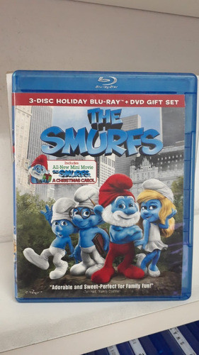 Blu-ray + Dvd -- The Smurfs / Los Pitufos 0