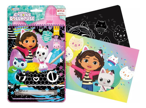 Scratch Wow Gabby Dollhouse Raspa Colore Tapi Sharif Express 0