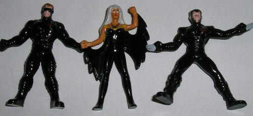 Lote De 3 Muñecos Sorprejack X-men Super Heroes 2007 0