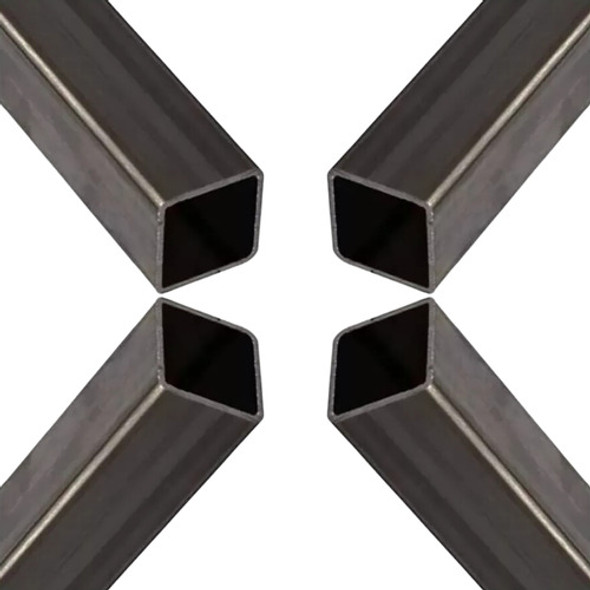 Barra De Aço Metalon 15x15 4pç 50cm 0