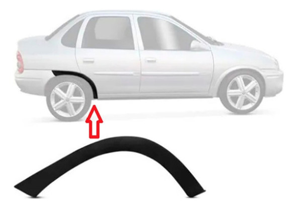 Moldura Guardabarro Trasero Corsa 1994 1995 4 Ptas Derecho 1 Moldura Guardabarro Trasero Corsa 1994 1995 4 Ptas Derecho 1