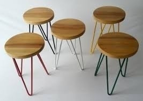 Banquitos/banquetas Vintage Hairpin Legs Retro Oferta 1