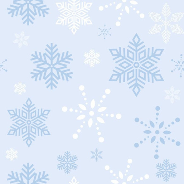 Papel De Parede Infantil Frozen Flocos De Neve 2,30m 1