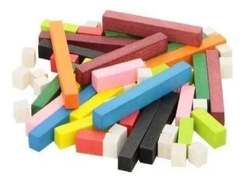 Regletas Madera Fime 120 Piezas Juego Didactico Matematica 0