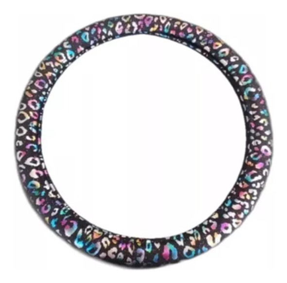 Cubre Volante 38 Cm Negro Brillante Universal 0