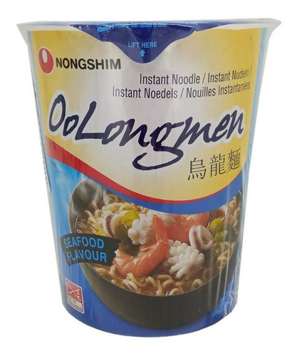 Lamen Coreano Oolongmen Sabor Frutos Do Mar Nongshim - 75g 0