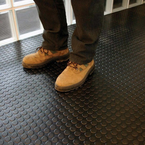 Piso De Goma Moneda Alto Transito Premium Antideslizante 0