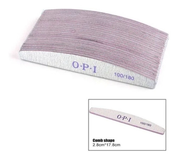 5 Lixa Banana Unha Opi 100/180 Tipo Boomerang Polidora 1