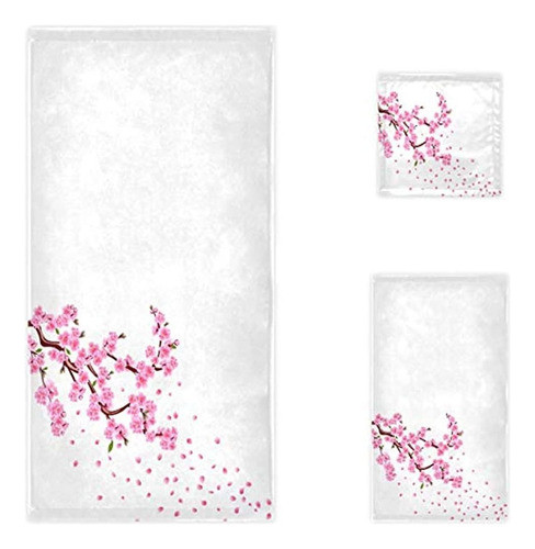 Naanle Beautiful Spring Pink Oriental Cherry Soft Luxury Jue 0