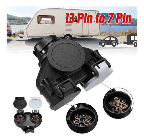 Adaptador De Barra De Reboque De 13 Pinos (carro) Para 1