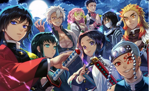 Banners Infantiles-poster-demon Slayer 0