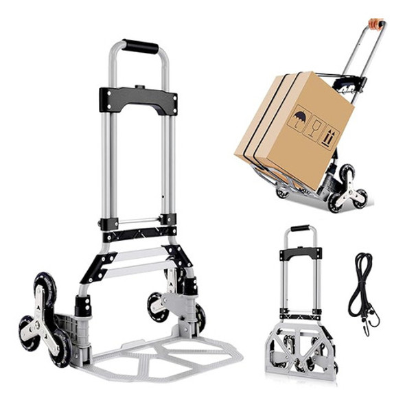 Carro Plegable Zorra Reforzado 3 Ruedas Importado 75 Kg 0