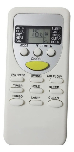 Controle Remoto Para Ar Split Komeco Abs 12qc 2lx Compatível 1