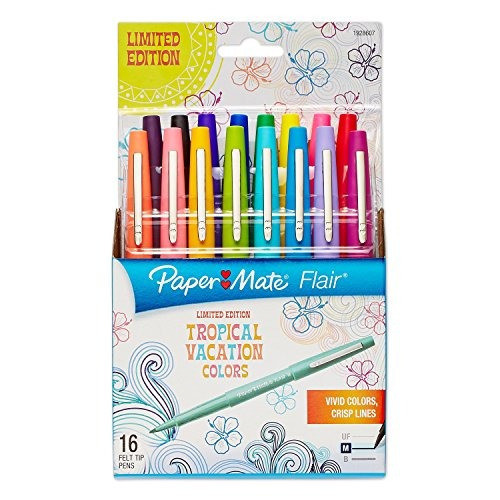 Paper Mate 1928607 Flair Punta Porosa, Pluma De Punta De Fie 0