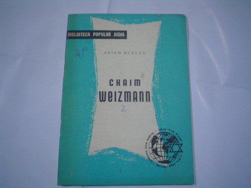 Chaim Weizmann Arieh Bustan Biblioteca Popular Judia 1972 0