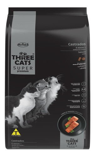 Three Cats Super Premium Adulto Castrado 500 Grs Con Regalo 0