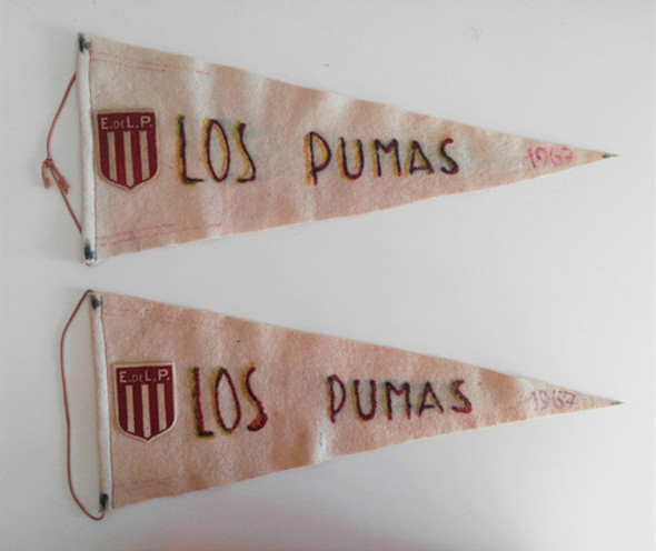 Banderines Estudiantes De La Plata - Los Pumas 1967 0