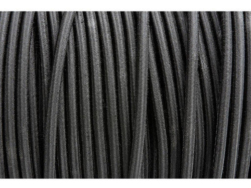 Soga Cabo Cuerda Elástica Negro 8 Mm Por Rollo De 100 Metros 0