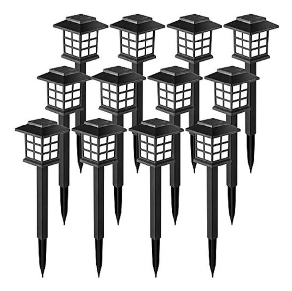 Solpex Luces Solares Para Jardín, Paquete De 12 Luces Solare 1