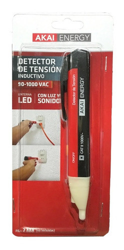 Detector De Tension Inductivo 90-1000 Vac Akai Energy 0