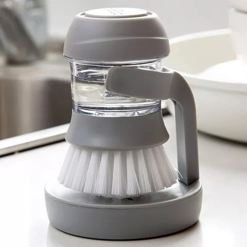 Cepillo Recargable Detergente Cocina Premium Con Base 1