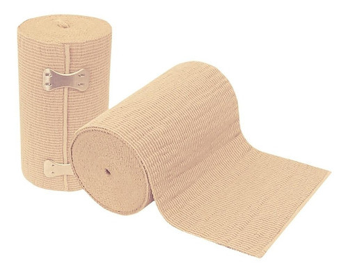 Bandagem 10cm X 2,60m Atadura Elástica Alta Compressão 0