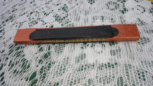 Armónica De Madera   Sempre Viva   19 Cm Largo Total 0