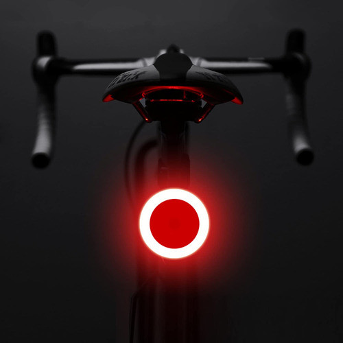 Luz Led Trasera Para Bicicleta Recargable Usb 5 Modos - R 0