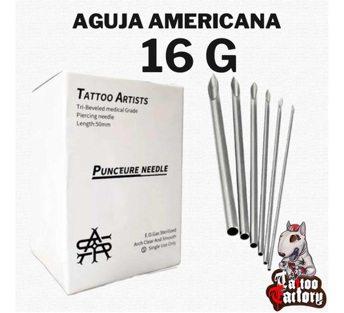 Aguja Americana 16g 0