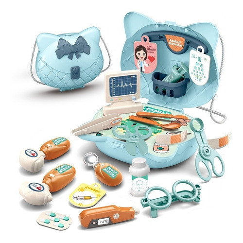 Juguete Cartera De Doctor Infantil Con 25 Piezas Calidad 0