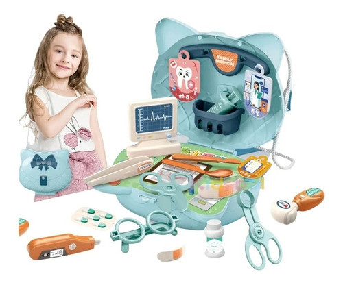 Juguete Cartera De Doctor Infantil Con 25 Piezas Calidad 1