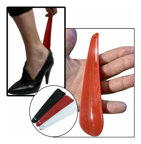 50 Calzadores Plástico Ortopedia Zapatería 18cm Nuevos Envio 0