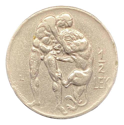 Albania - 1/2 Leke - Año 1931 - Km #13 - Hercules + León 0