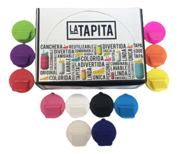 Tapa X 12 Lata La Tapita Cerveza Gaseosa Higiénica Boquilla 0