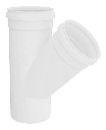 Ramal Y 45º 100x100 Mm Macho - Hembra En Pvc Liviano 0
