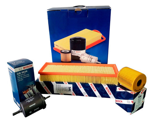 Kit Filtros Aceite Aire Combustible Bosch Citroen C3 1.4 1.6 0