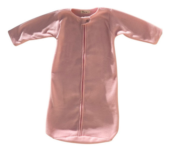 Saquinho De Dormir Bebê Protegido Casulo Inverno Soft Rosa P 1