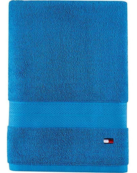 Toalla De Baño Tommy Hilfiger De Color Sólido, 1 Pieza, 30 X 0