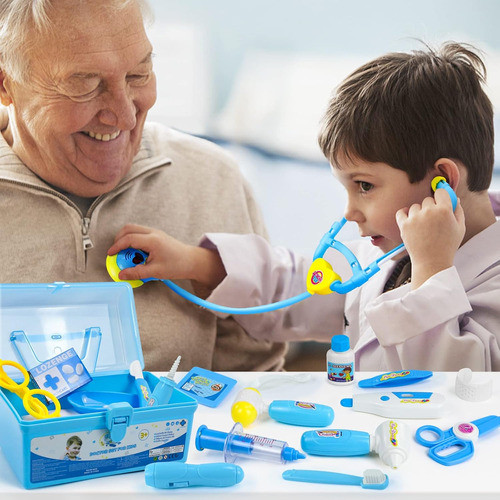 Juego De Médico Para Niños De 3- Con Estetoscopio Y Tr 1