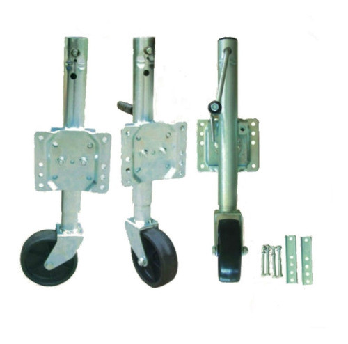 Rueda P Timonera Completa Con Bulones Base Rotativa Reforzad 1