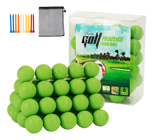 Reyshin 50 Paquetes Pelotas Práctica Golf Espuma Sensación Y 0
