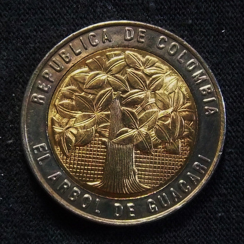 Colombia 500 Pesos 2009 Sc Km 286 Árbol De Guacari 0