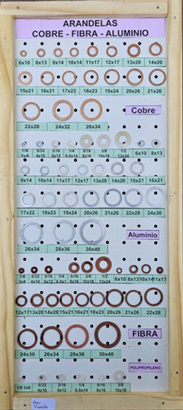 Arandelas De Aluminio - 6x10-x50u. 1
