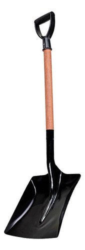 Pá Quadrada Construção Aço Carbono Polietileno N05 115cm 0