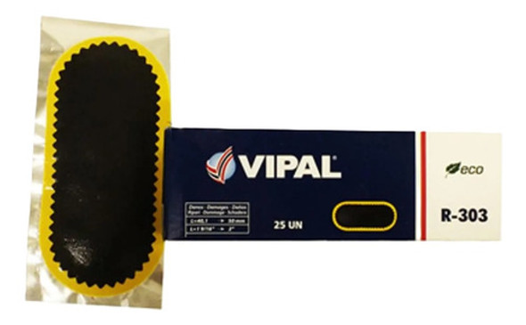 Parches Para Camara Moto Auto Ovalados 150x70mm R-303 Vipal 0