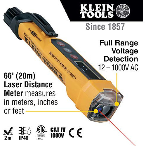 Lapiz Teste Voltaje Sin Contacto 12-1000v Ac Con Laser 1