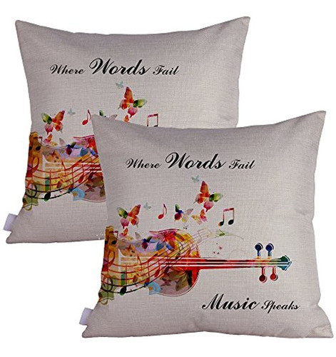 Queenie® - 2 Piezas Fundas Decorativas Para Cojines Con Tema 0