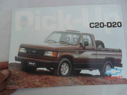 Folleto Pick Up Chevrolet C20 D20 No Manual Antiguo C10 Brav 0